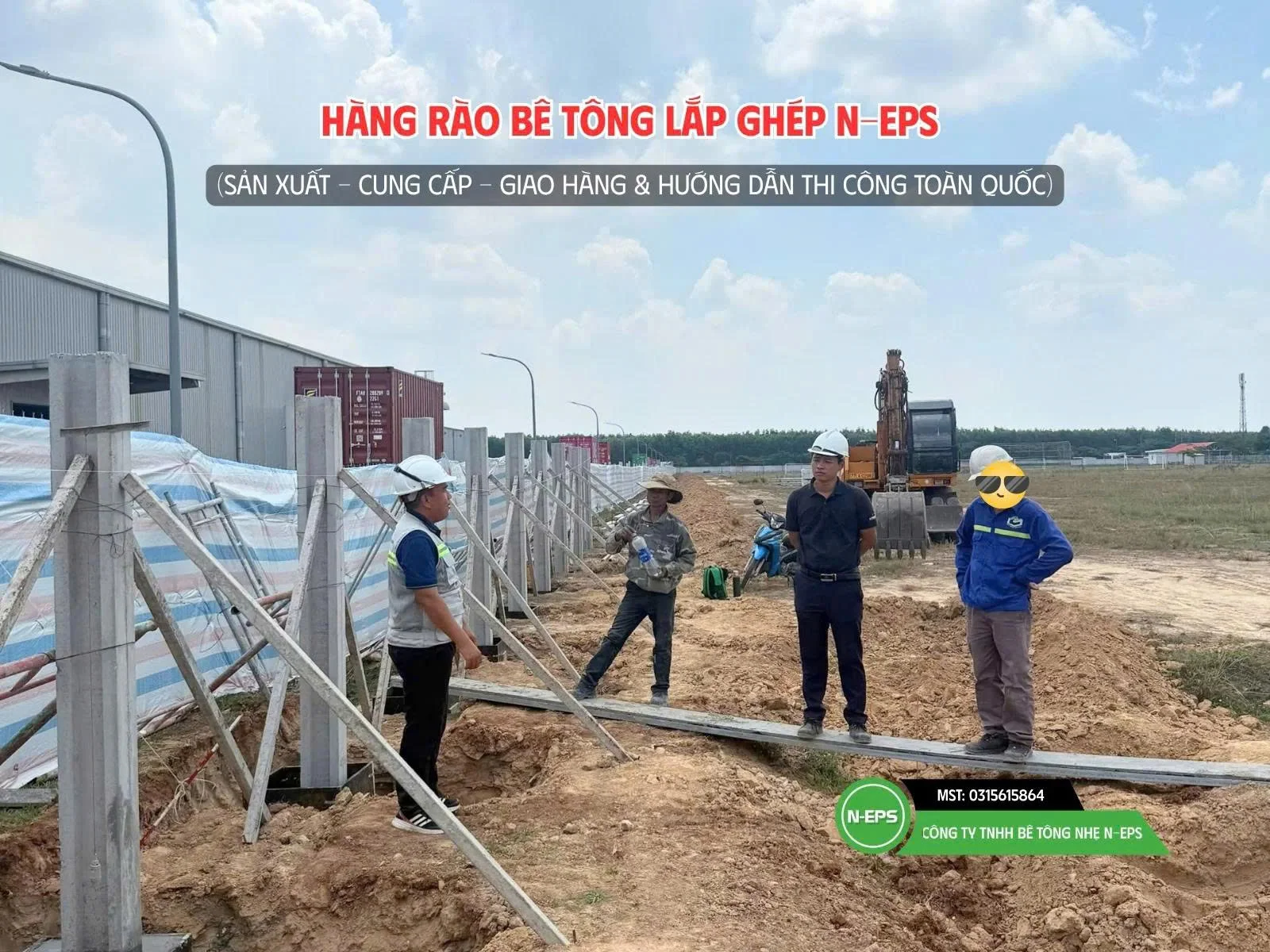 Công trình hàng rào lắp ghép