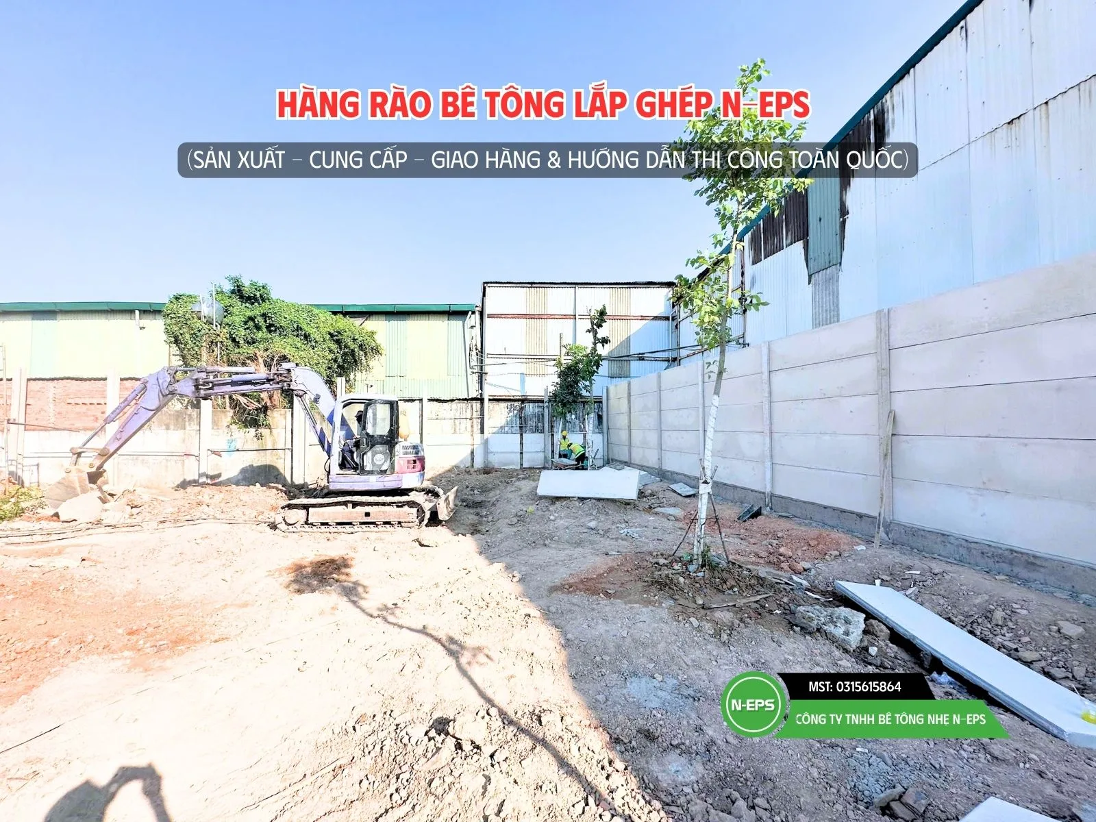Hàng rào bê tông lắp ghép N-EPS