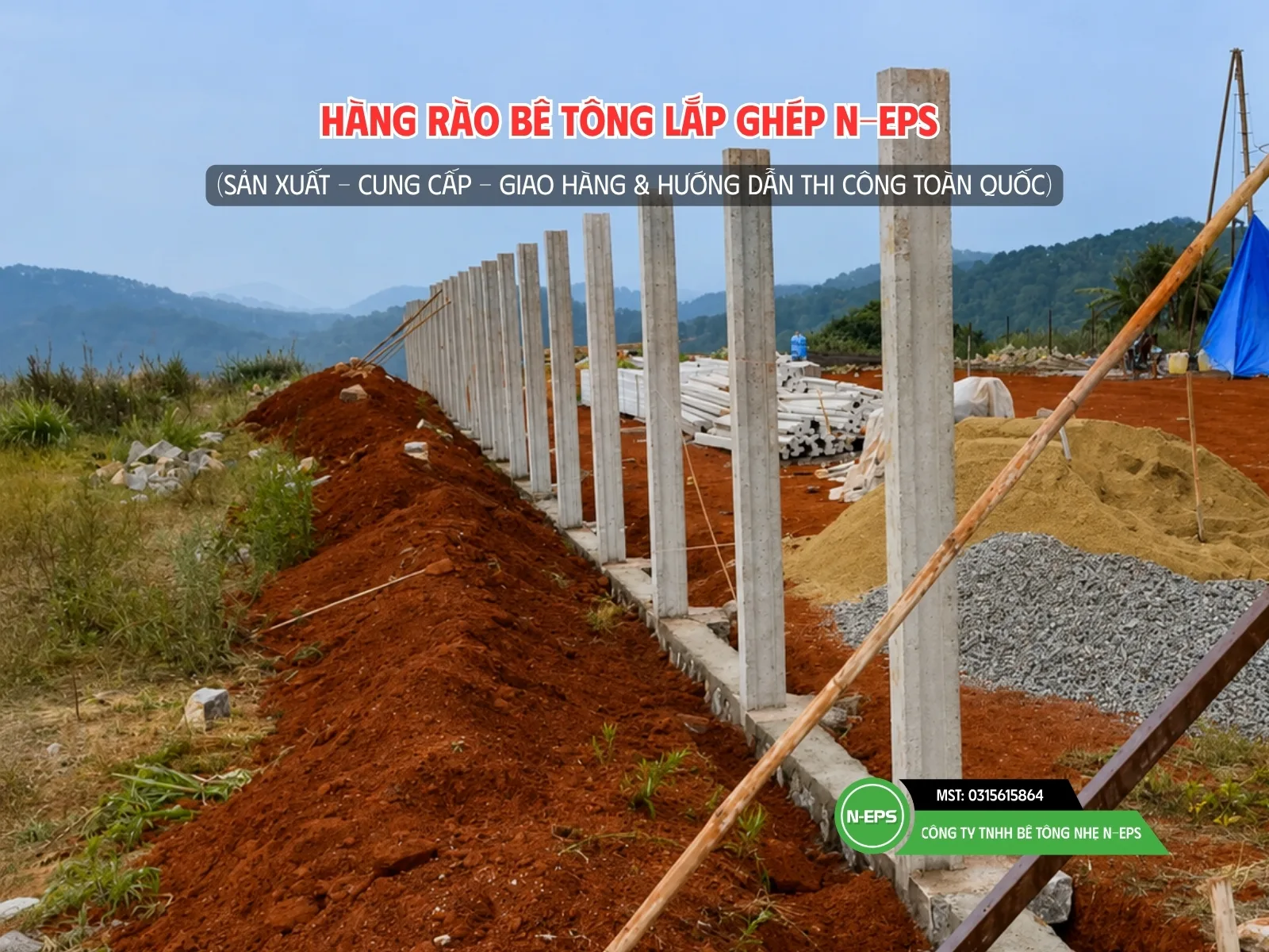 hàng rào lắp ghép tại Đà Lạt