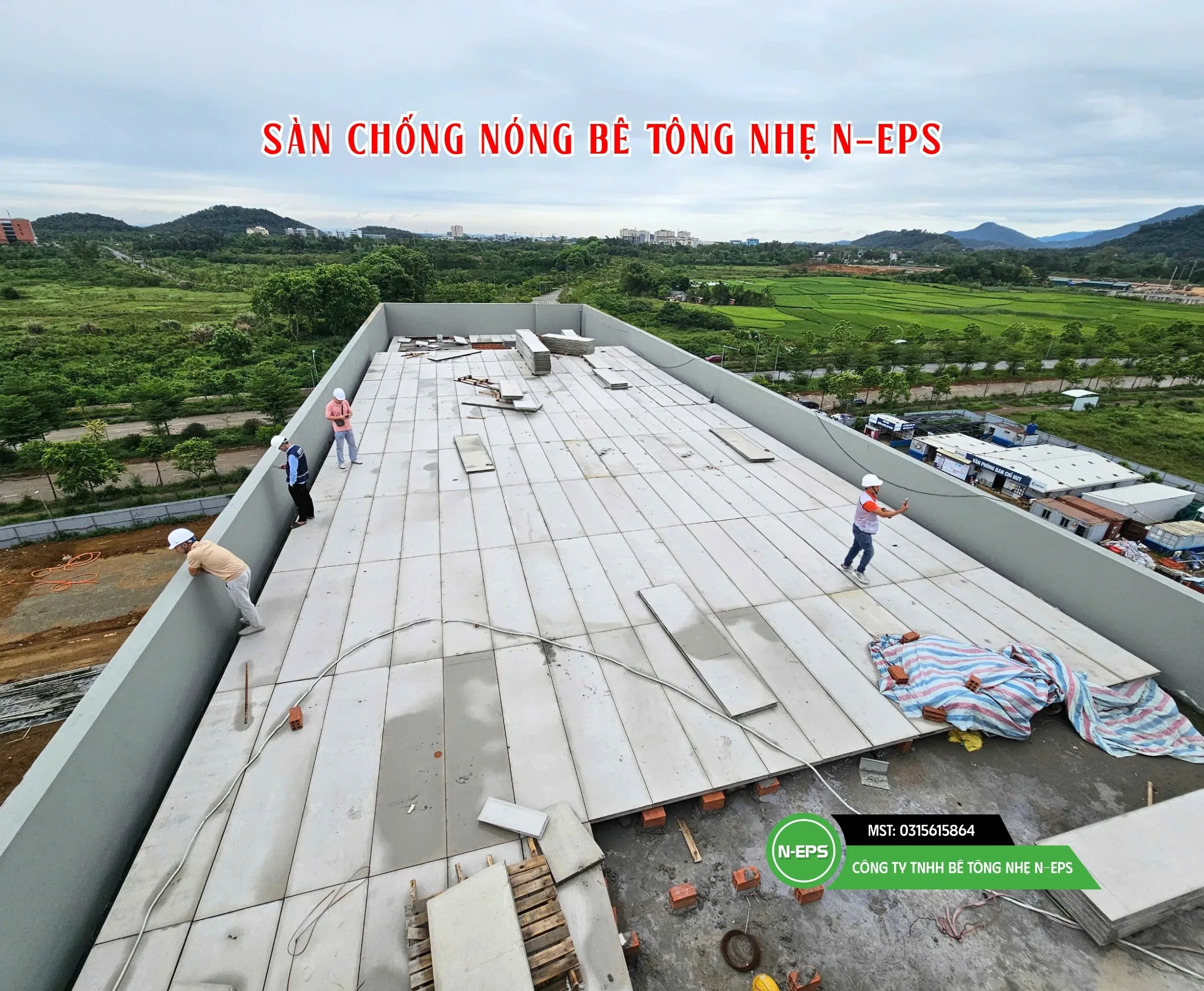 Chống nóng sàn mái bê tông nhẹ